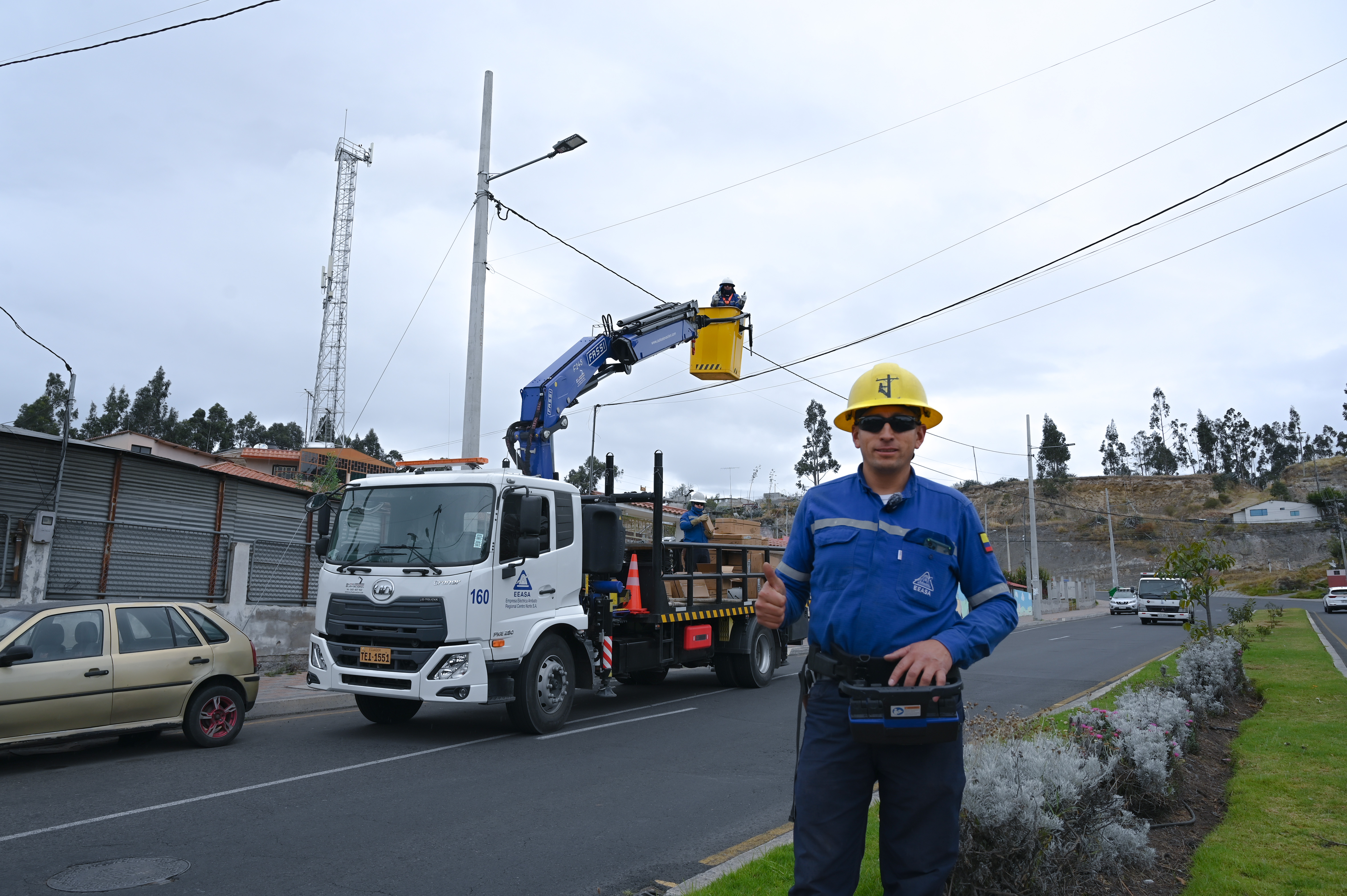 LA EEASA MODERNIZA EL ALUMBRADO PÚBLICO DE PARROQUIA PICAIHUA CON UNA INVERSIÓN DE USD 22.000